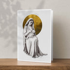 "Scratch & Dent" Prints - Nursing Mother, Greeting Card image