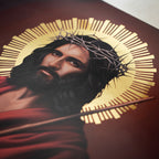 "Scratch & Dent" Prints - Christ the King » Ascension, 8x10 - Gold Foil image