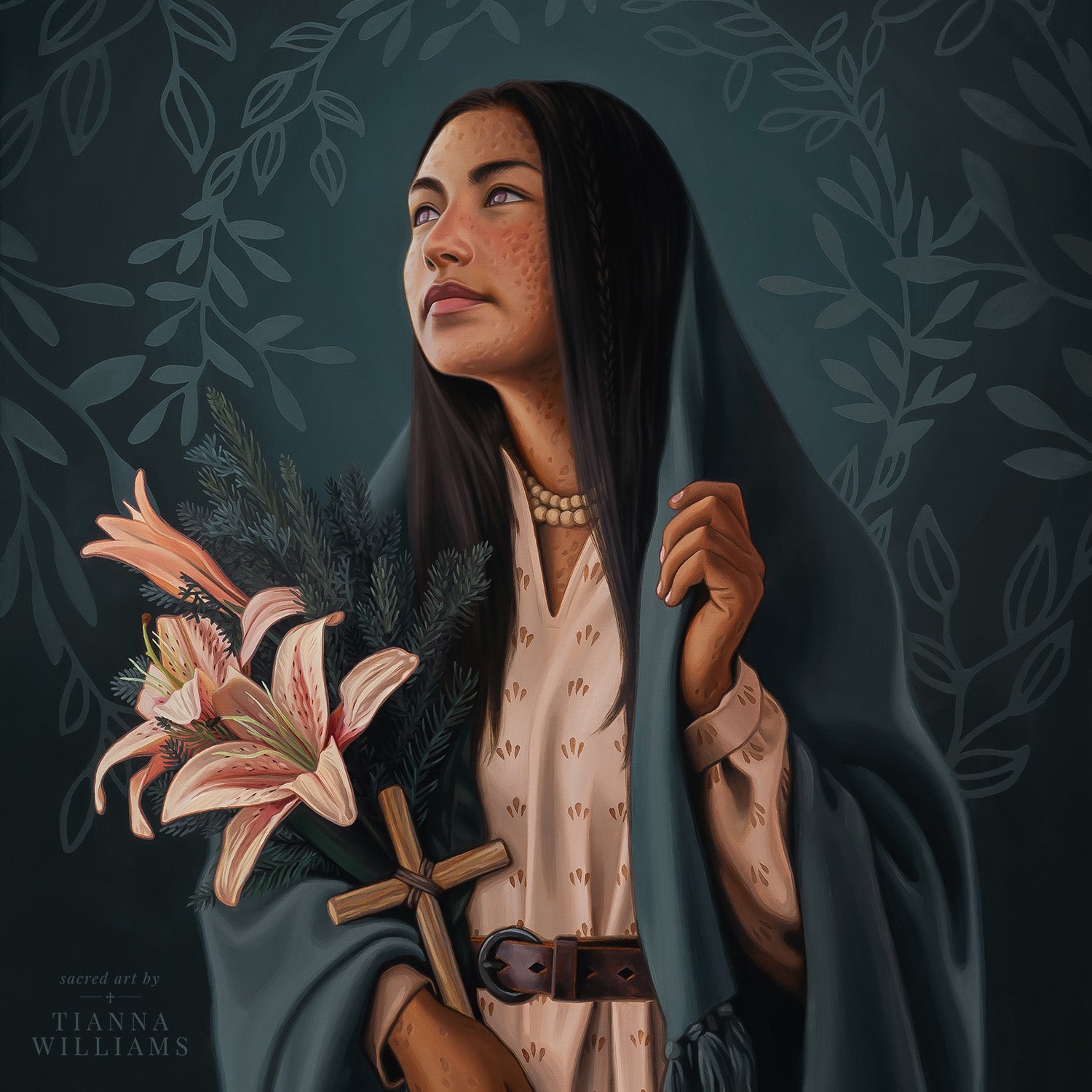 Saint Josephine Bakhita – Sacred Art by Tianna Williams