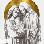 "Scratch & Dent" Prints - Holy Family Sketch, 11x14 image