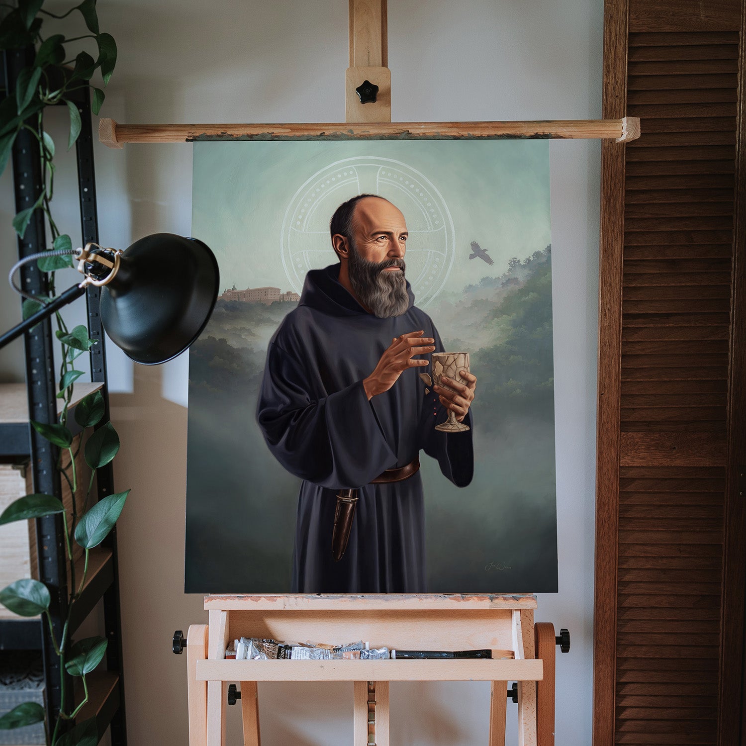 聖なる力/Holy Strength LEB Artist Proof Easter | Archangel Michael “Faith” 1 oz 999 Fine Silver Color Bar