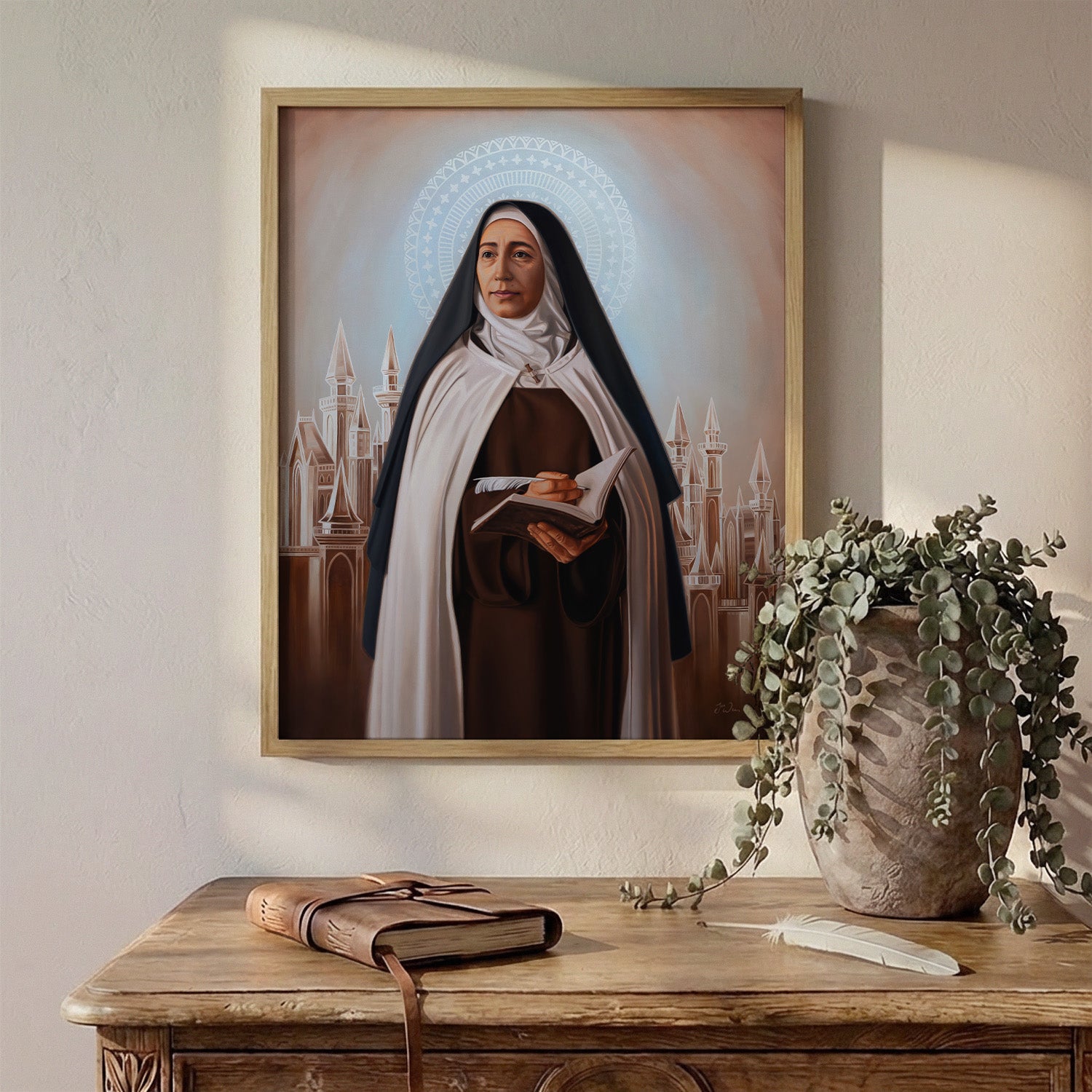 Saint Therese of Lisieux | Ascension – Sacred Art by Tianna Williams