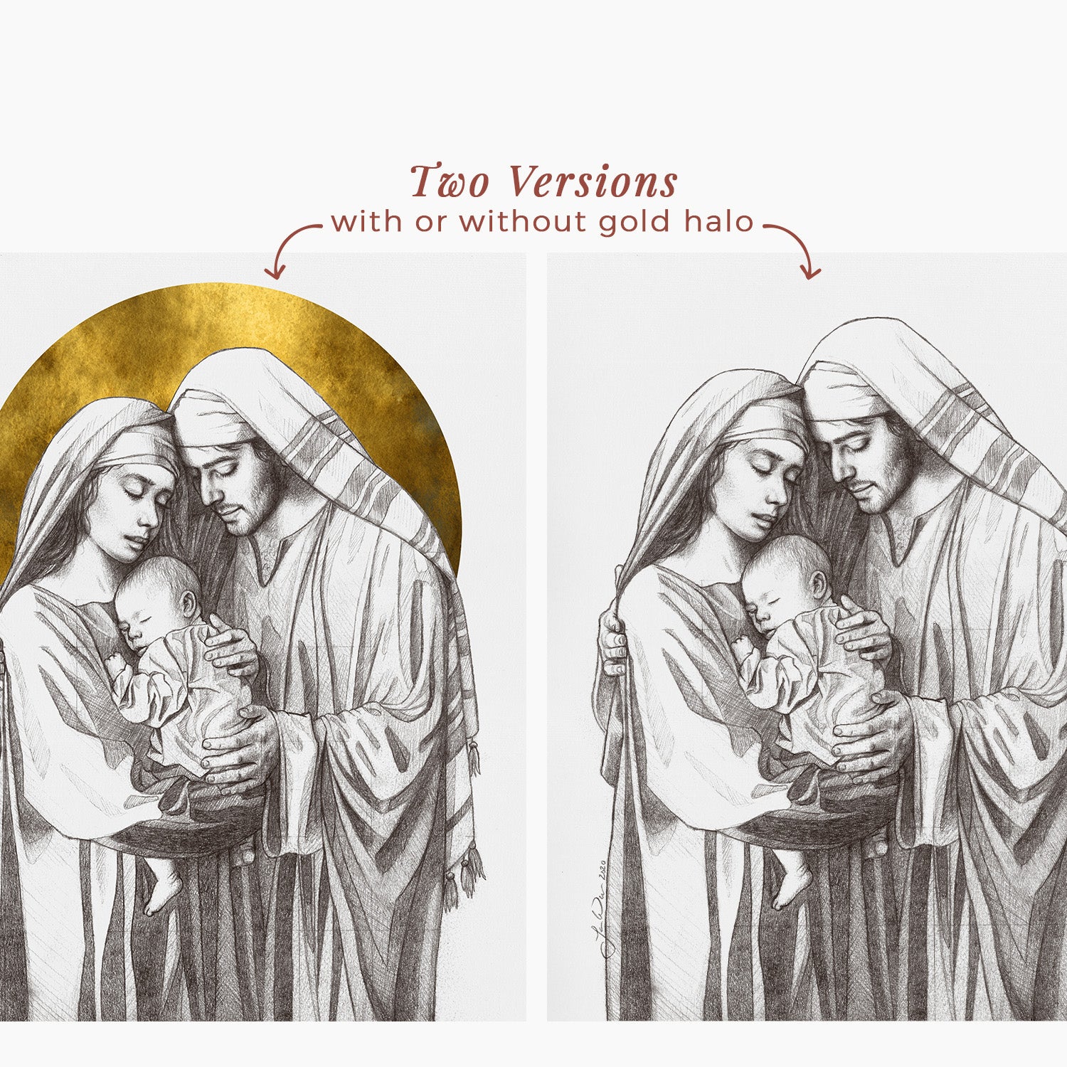 Holy Family – Sacred Art by Tianna Williams
